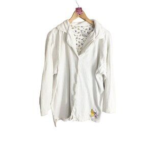 The Disney Store Women's Off White Winnie The Pooh Cardigan - L/XL